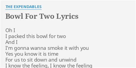 bowl for two expendables lyrics